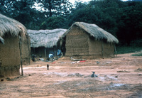 Exterior of a compound house, Makala, 1994